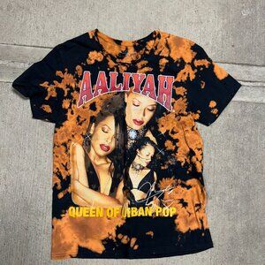 Aaliyah Bleach Design Queen of Urban Pop T-shirt